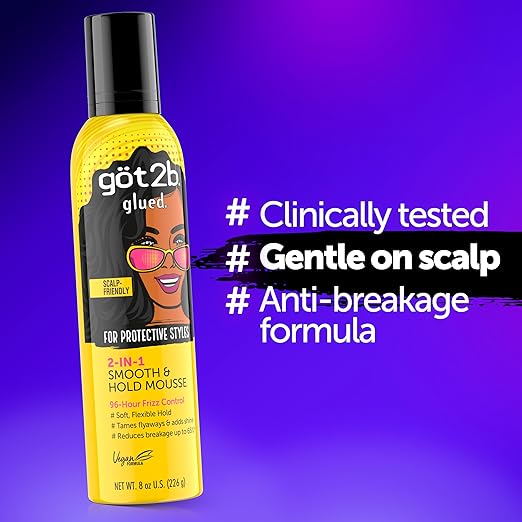 Got2B 2in1 Smooth & Hold Mousse 8oz - Beauty Exchange Beauty Supply