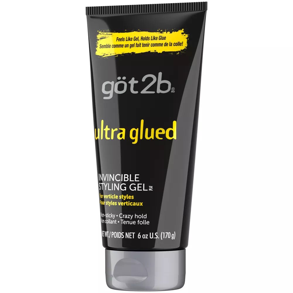 Got2b Ultra Glued Invincible Styling Hair Gel - 6 oz - Beauty Exchange Beauty Supply