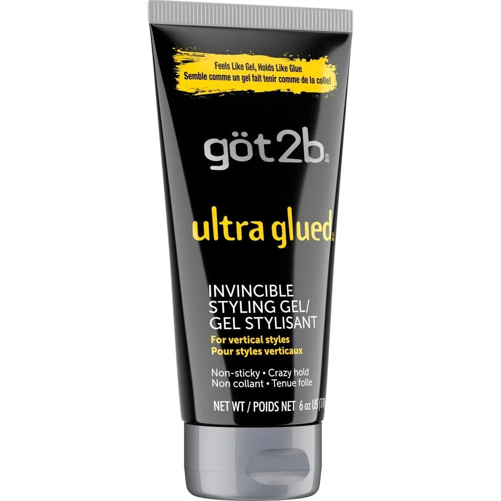Got2b Ultra Glued Invincible Styling Hair Gel - 6 oz - Beauty Exchange Beauty Supply