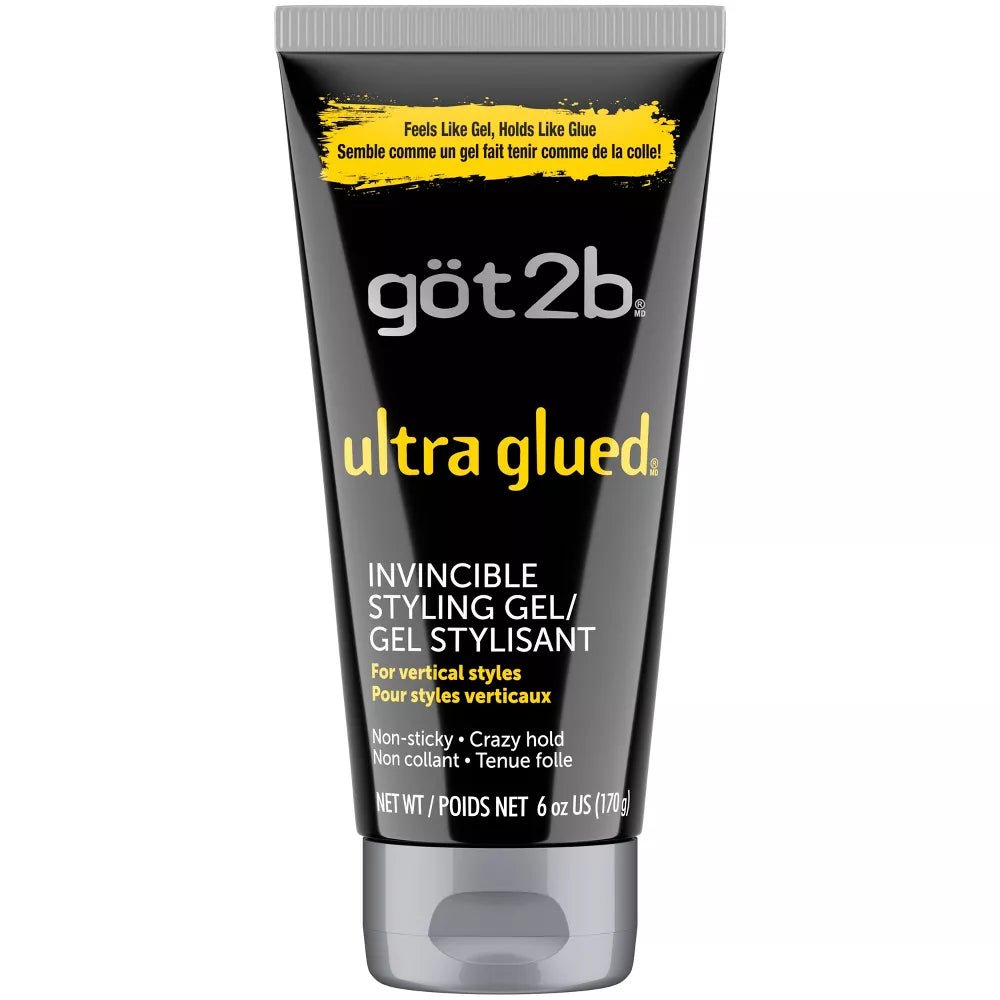 Got2b Ultra Glued Invincible Styling Hair Gel - 6 oz - Beauty Exchange Beauty Supply