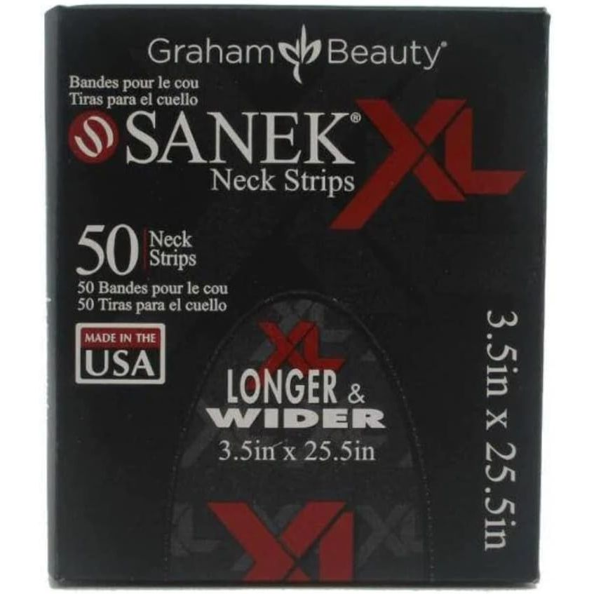 Graham Sanek XL Neck Strips – 50 Pack - Beauty Exchange Beauty Supply