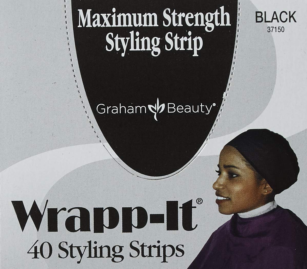 Graham Wrapp - It Styling Strips – Black / White – 40 Strips - Beauty Exchange Beauty Supply