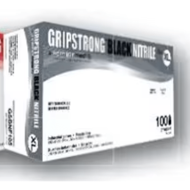 Grip Strong Black Nitrile Gloves – Durable Protective Gloves – Small, Medium, Large, Extra Large - Beauty Exchange Beauty Supply