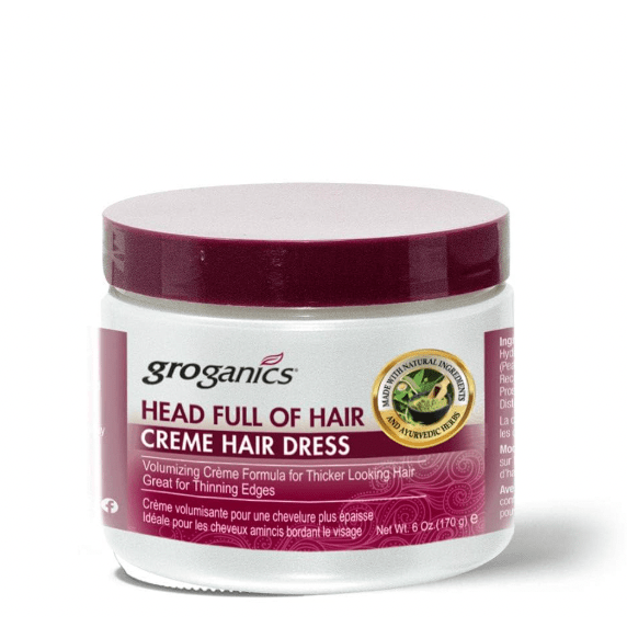 Groganics Head Full of Creme & Hair Dress – 6oz Each - Beauty Exchange Beauty Supply