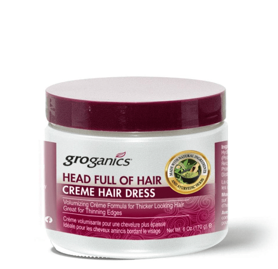 Groganics Head Full of Creme & Hair Dress – 6oz Each - Beauty Exchange Beauty Supply
