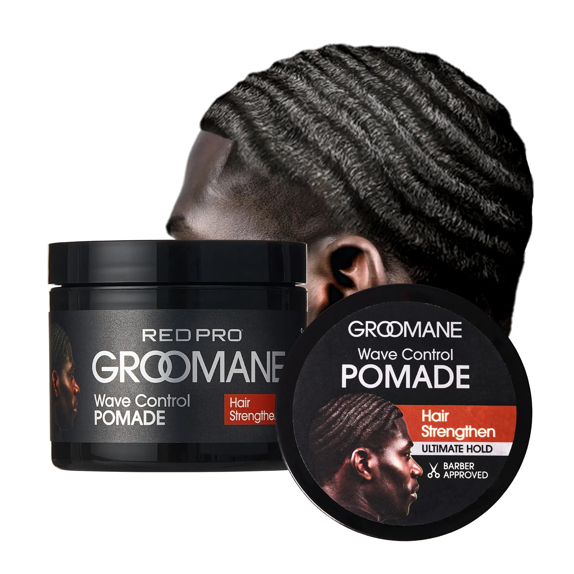 Groomane Wave Control Pomade – 3oz - Beauty Exchange Beauty Supply