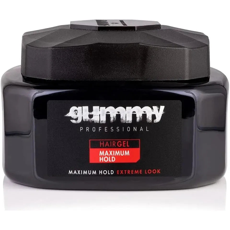 Gummy Hair Gel 16.9 Oz – Strong Hold Styling Gel for All Hair Types, Non - Flaking Formula - Beauty Exchange Beauty Supply