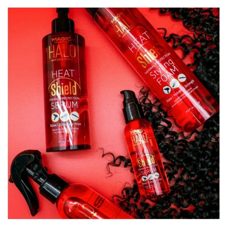 HALO Heat Shield Styling Foam – 8.5oz - Beauty Exchange Beauty Supply