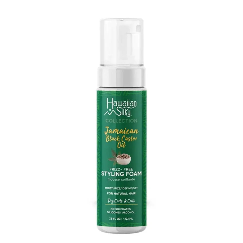 Hawaiian Silky Jamaican Black Castor Oil Styling Foam – 7.5 oz - Beauty Exchange Beauty Supply