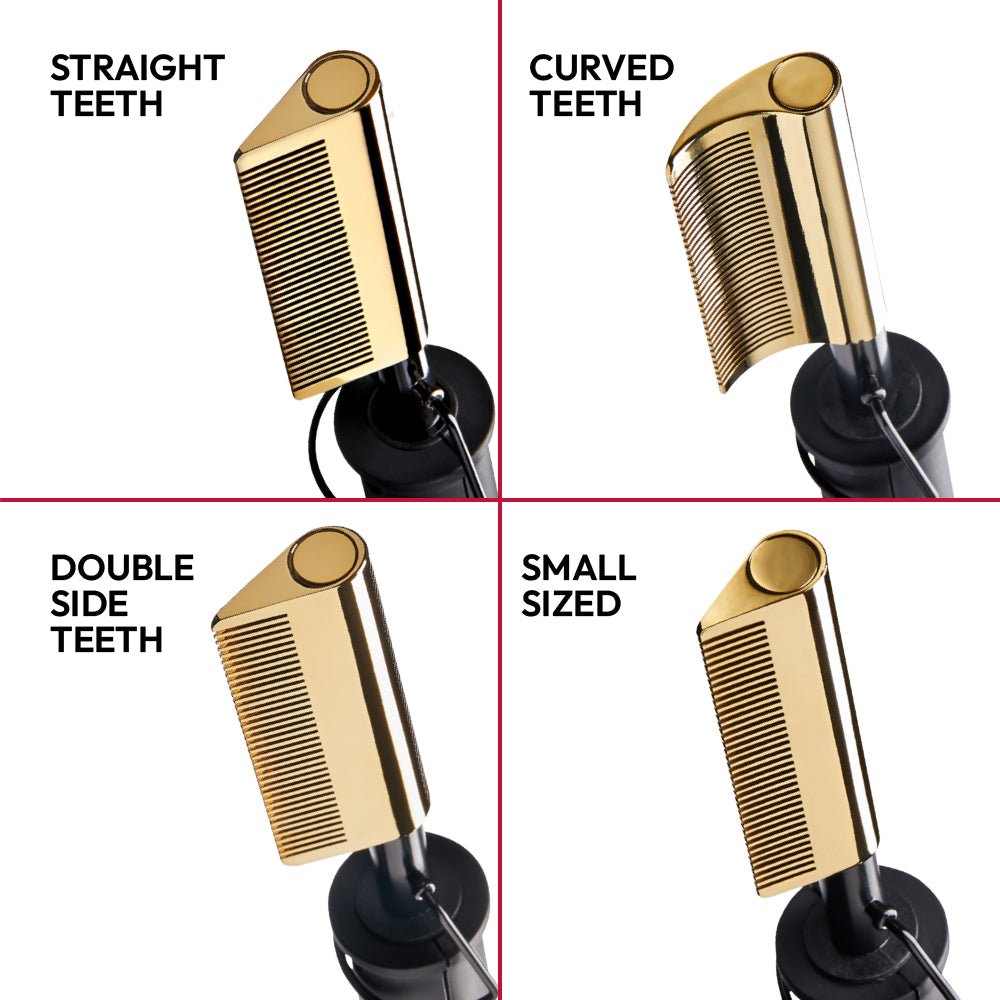 HB Double - Sided Hot Comb HC04 - Beauty Exchange Beauty Supply
