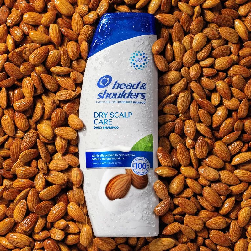 Head & Shoulders Dry Scalp Care Shampoo with Almond Oil – Soothes Dry, Flaky Scalp – 12.5 fl oz - Beauty Exchange Beauty Supply