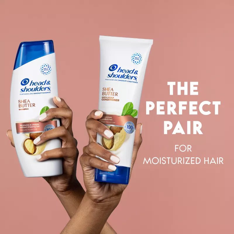 Head & Shoulders Shea Butter Conditioner – Anti - Dandruff, Daily Moisture & Scalp Relief – 10.9 fl oz - Beauty Exchange Beauty Supply