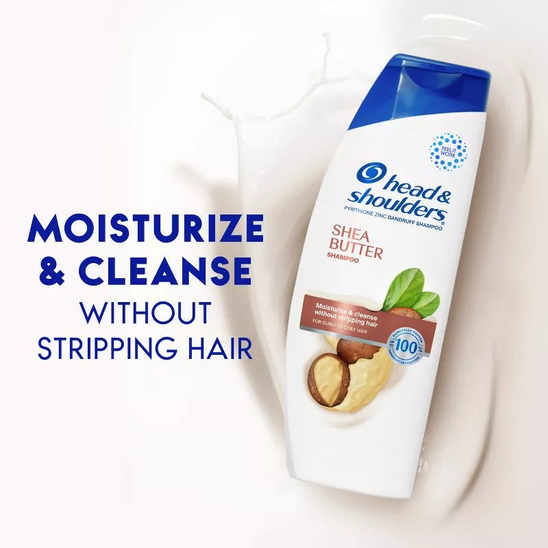 Head & Shoulders Shea Butter Dandruff Shampoo – Anti - Dandruff + Nourishing Care – 12.5 fl oz - Beauty Exchange Beauty Supply