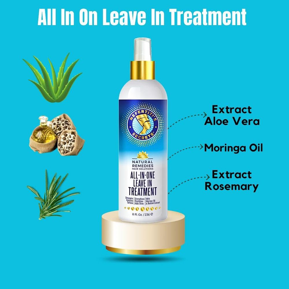 Nefertitiโs Secrets All-In-One Leave-In Treatment - 8 oz