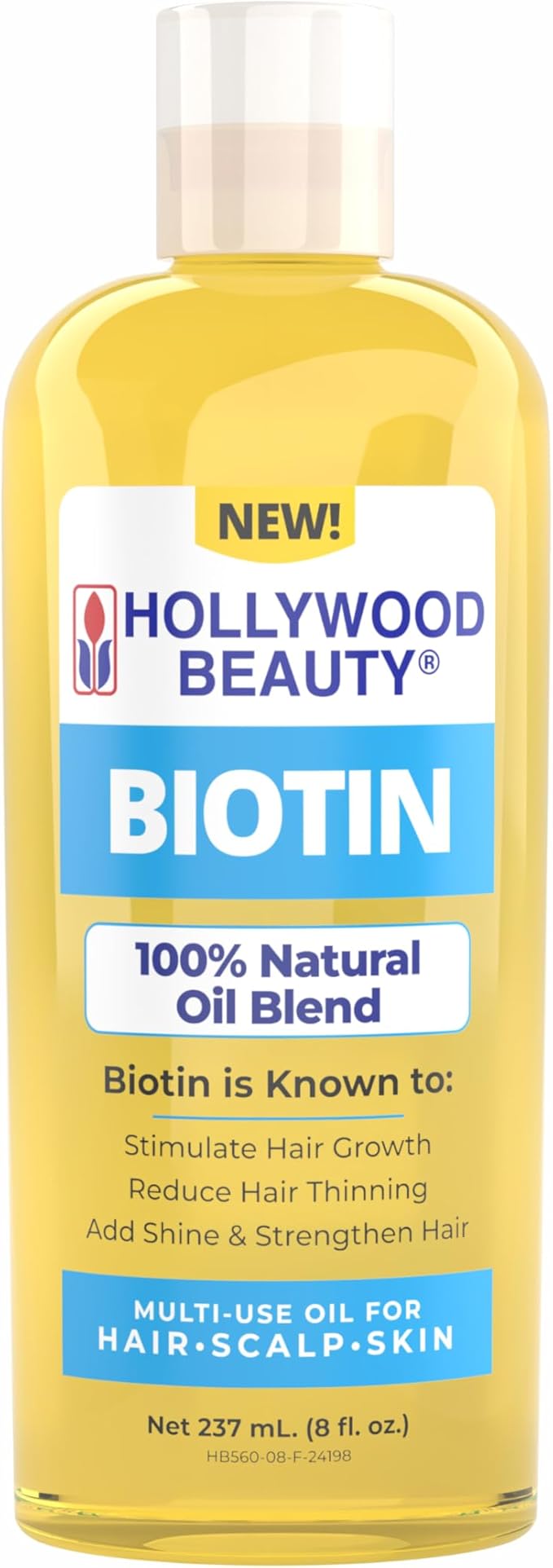 Hollywood Beauty Hair, Scalp & Skin Oil - Botanical 8oz - Beauty Exchange Beauty Supply