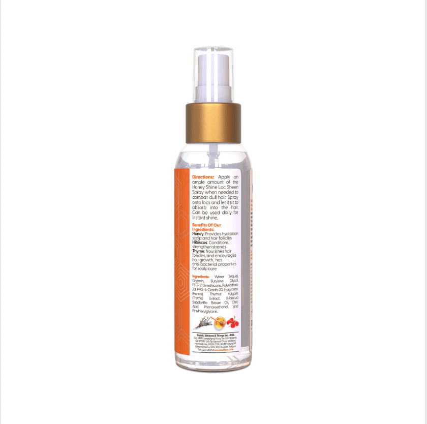 Honey Shine Loc Sheen Spray – 4oz - Beauty Exchange Beauty Supply