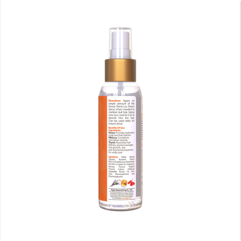 Honey Shine Loc Sheen Spray – 4oz - Beauty Exchange Beauty Supply