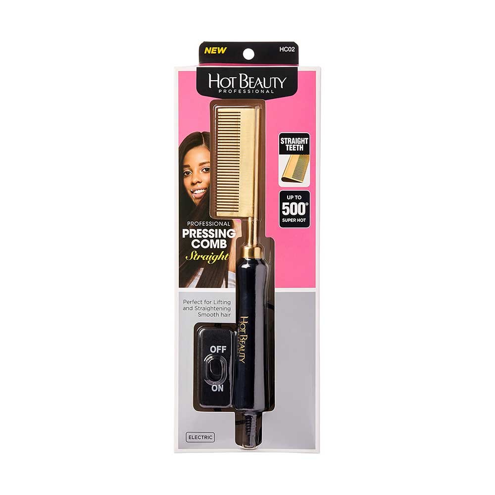 Hot Beauty Professional Pressing Comb – 02 - Beauty Exchange Beauty Supply