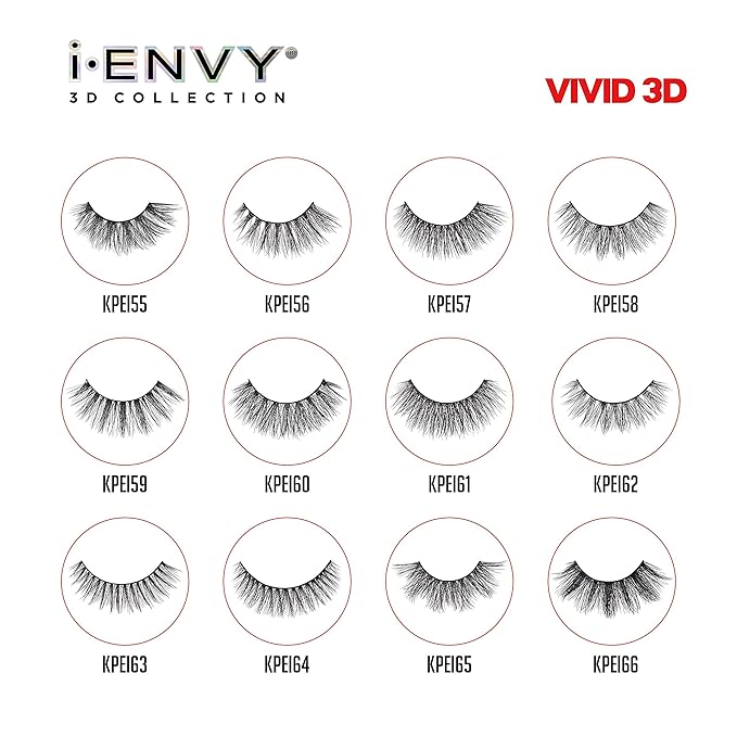 i - Envy by Kiss 3D Collection Vivid False Eyelashes - Beauty Exchange Beauty Supply