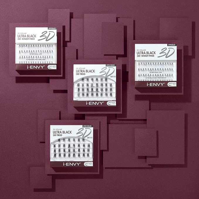 i - ENVY Classic 3D Trio Eyelash Clusters - Beauty Exchange Beauty Supply