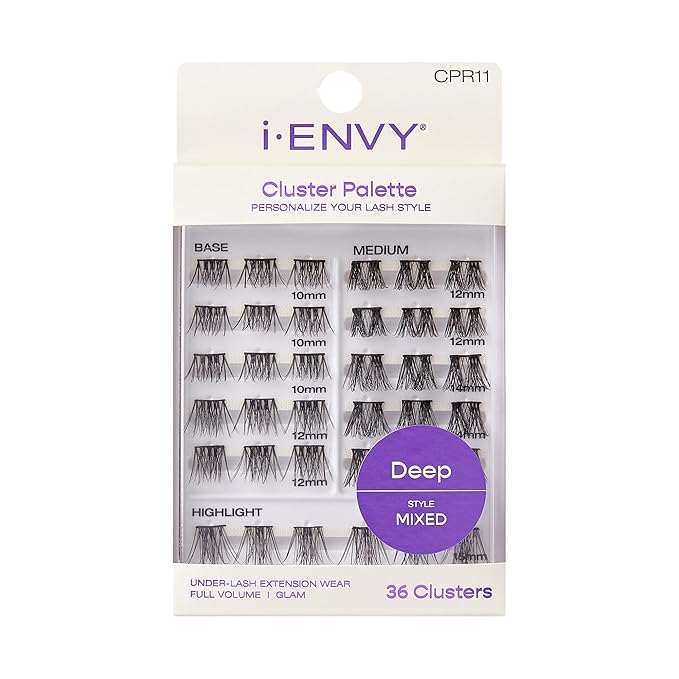 i - ENVY Cluster Palette Lash Refill – Deep Mixed Styles - Beauty Exchange Beauty Supply