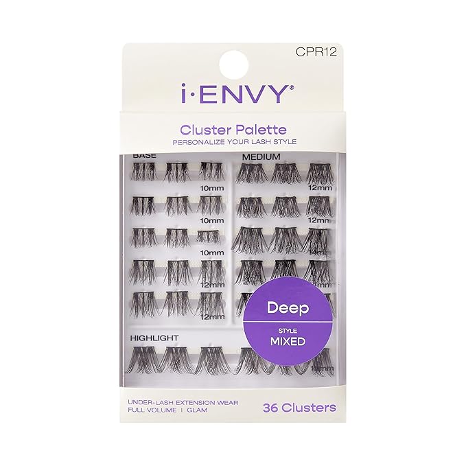 i - ENVY Cluster Palette Lash Refill – Deep Mixed Styles - Beauty Exchange Beauty Supply