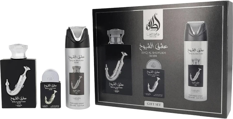 Lattafa Pride Ishq Al Shuyukh Silver – Eau De Parfum & Perfumed Spray