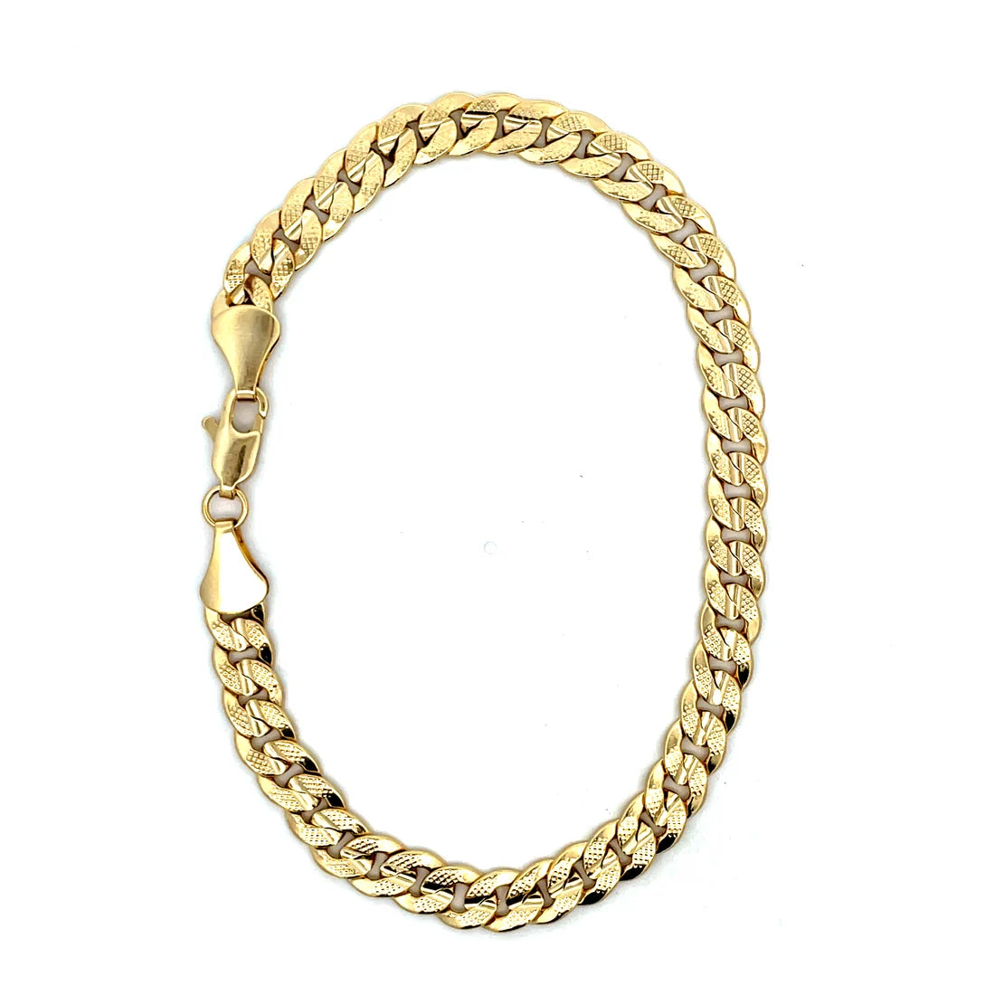 The One Jewelry Thick 14K Gold Plated Anklet