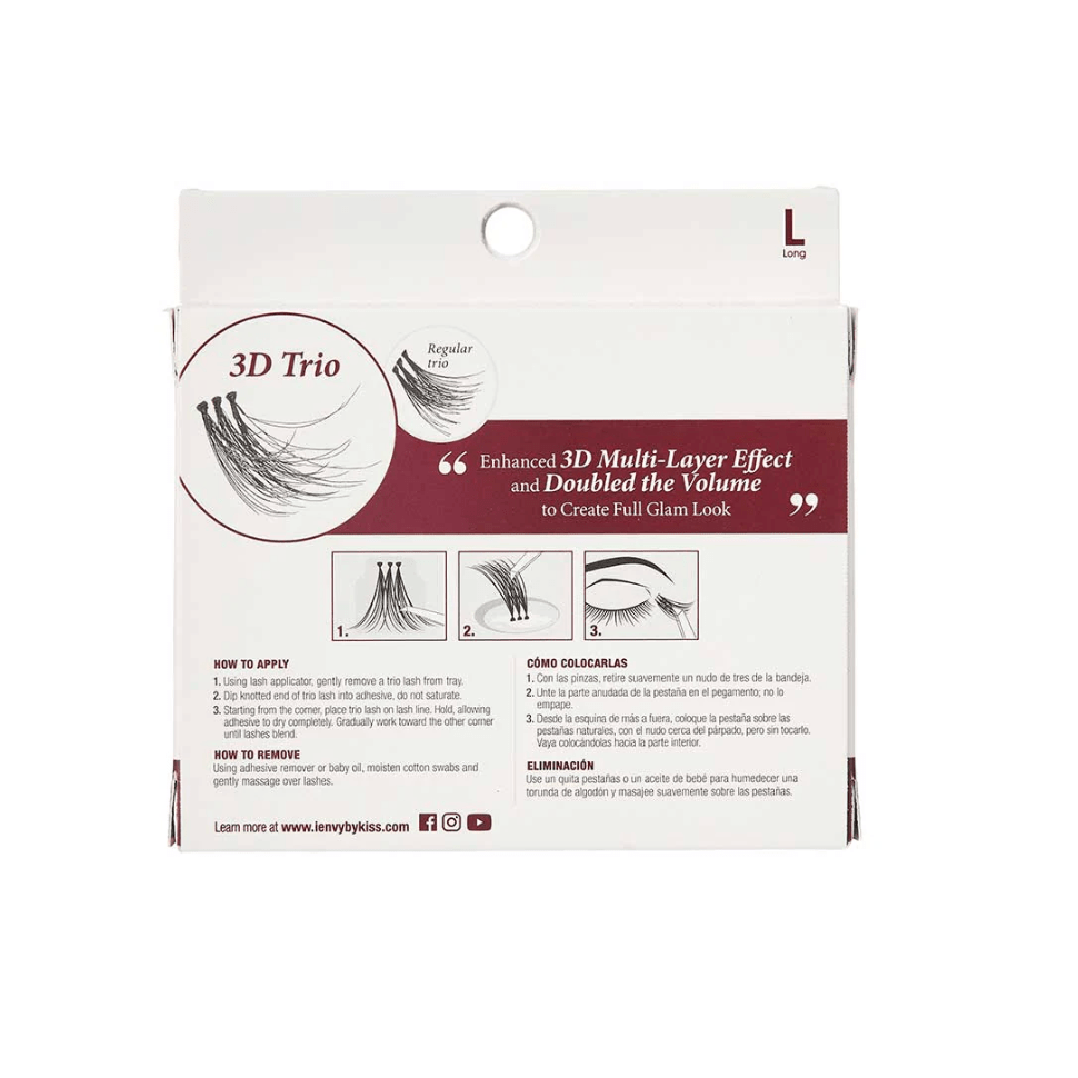 iENVY 3D Trio Lash Ultra Black - Beauty Exchange Beauty Supply