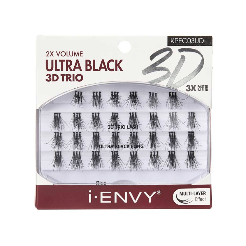 iENVY 3D Trio Lash Ultra Black - Beauty Exchange Beauty Supply