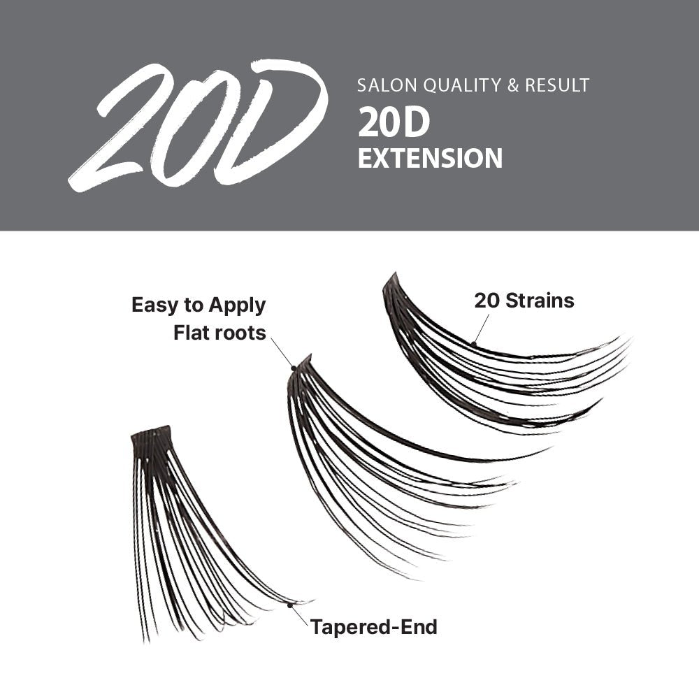 iEnvy by Kiss 20D Lash Extension Clusters - Beauty Exchange Beauty Supply