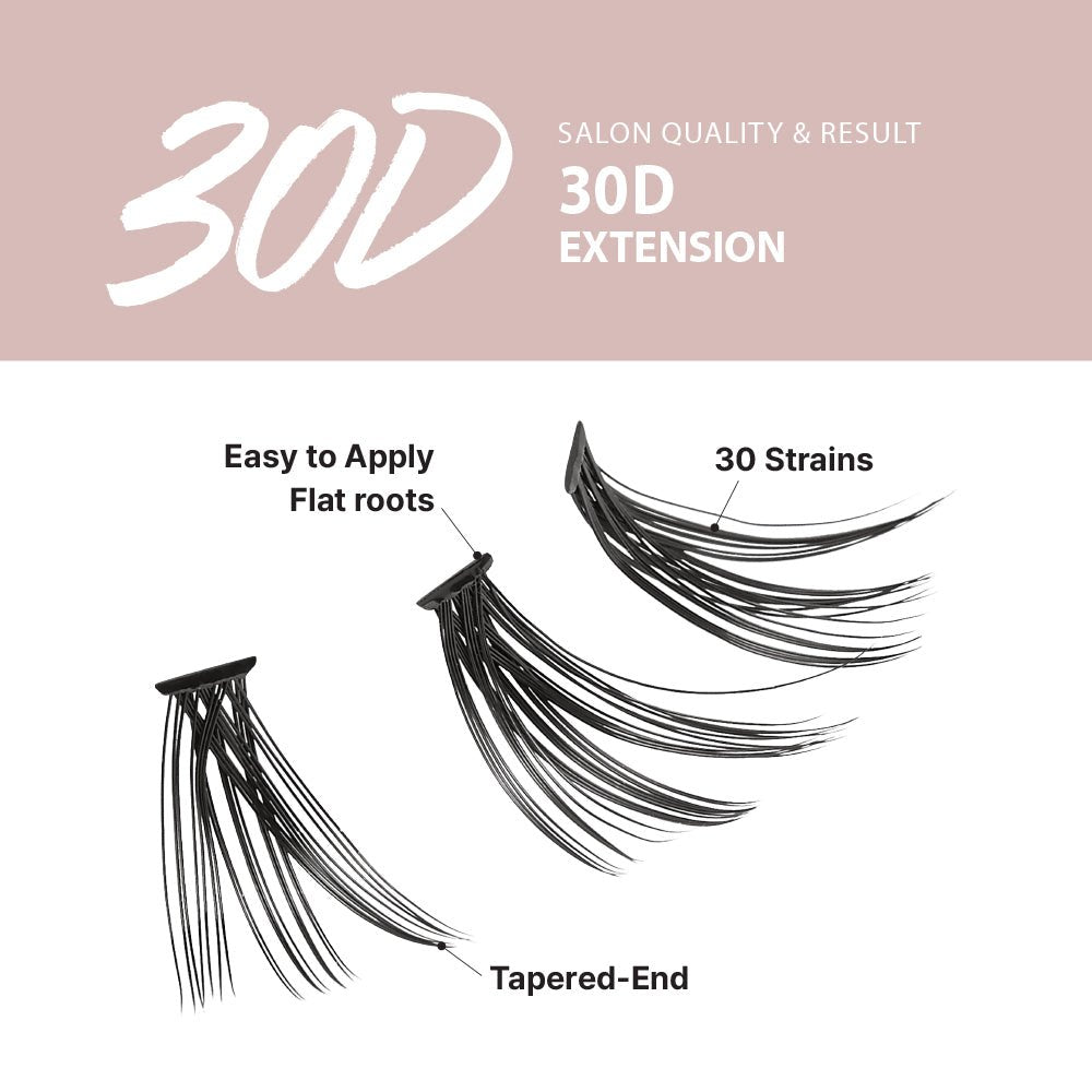 iEnvy by Kiss 30D Lash Extension Clusters - Beauty Exchange Beauty Supply