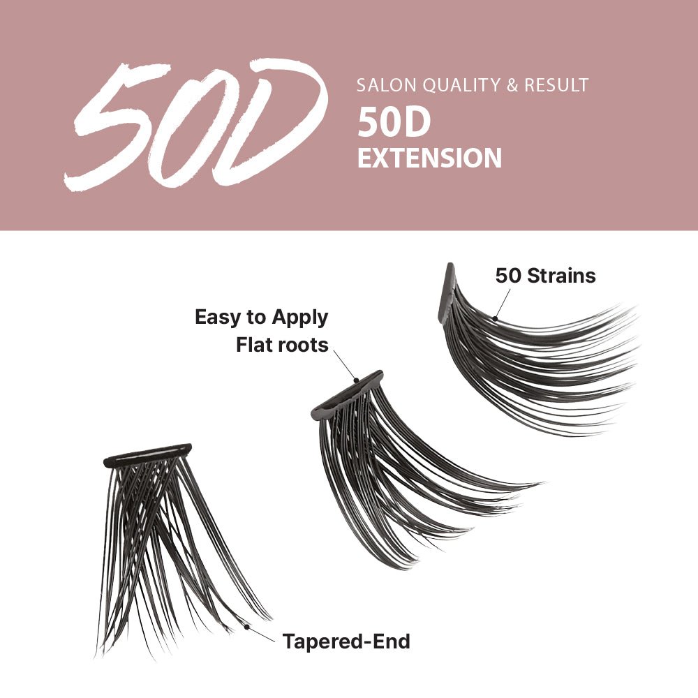 iEnvy by Kiss 50D Lash Extension Clusters - Beauty Exchange Beauty Supply