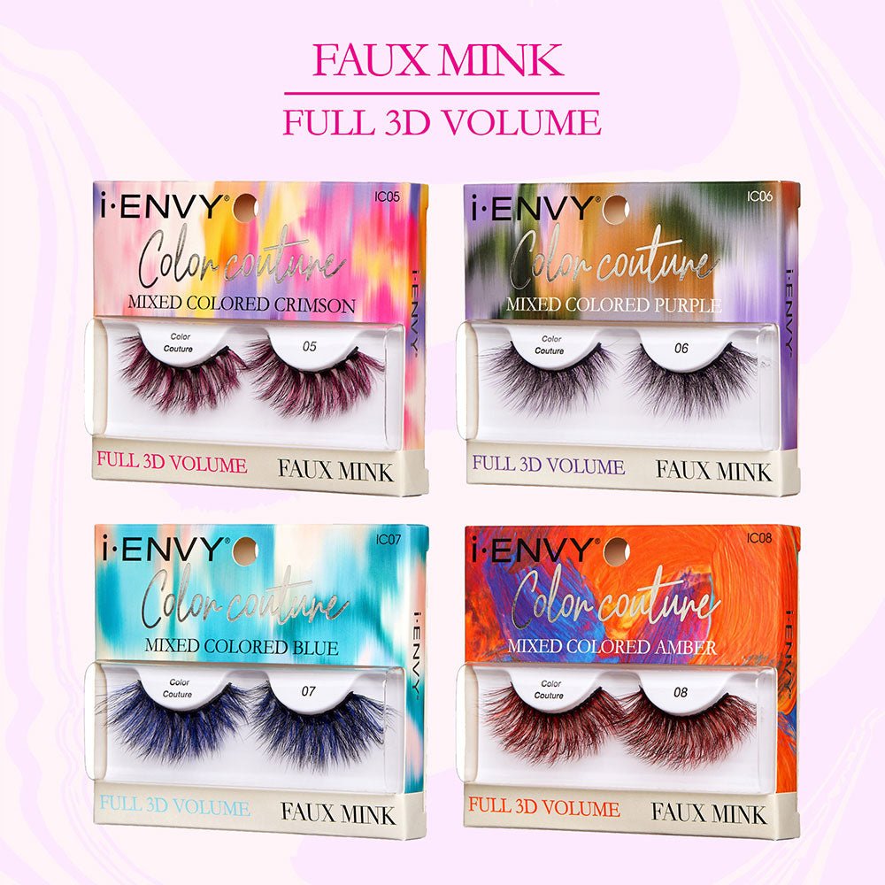 iEnvy by Kiss Color Couture Mixed Faux Mink Lashes - Beauty Exchange Beauty Supply