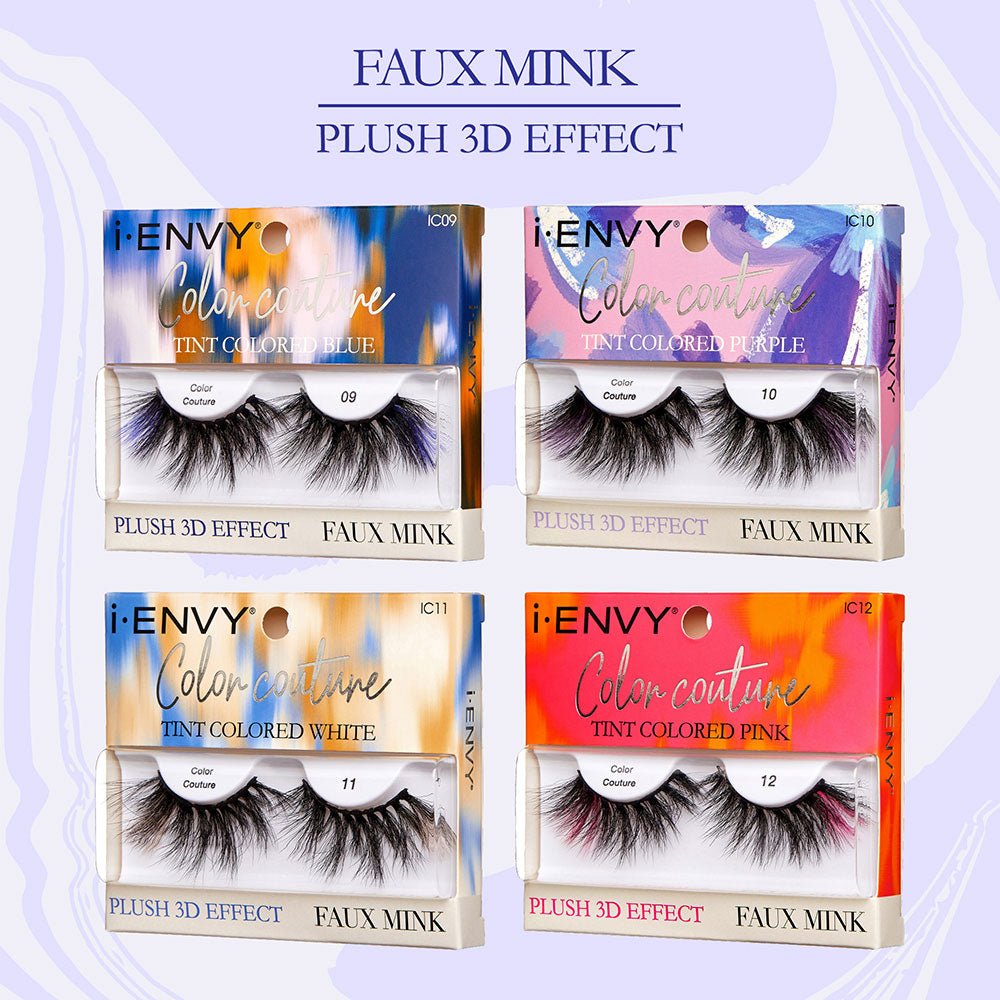 iEnvy by Kiss Color Couture Tint Faux Mink Lashes - Beauty Exchange Beauty Supply
