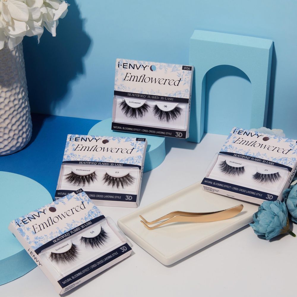IENVY by KISS Emflowered Lashes Criss - Cross Layered Beauty - Beauty Exchange Beauty Supply
