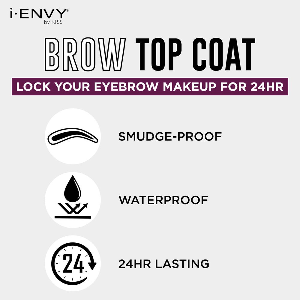 iEnvy by Kiss Eyebrow Sealer Waterproof Top Coat - Beauty Exchange Beauty Supply