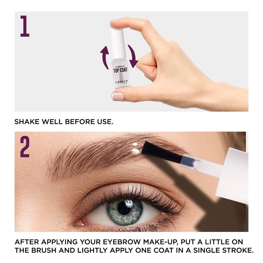 iEnvy by Kiss Eyebrow Sealer Waterproof Top Coat - Beauty Exchange Beauty Supply