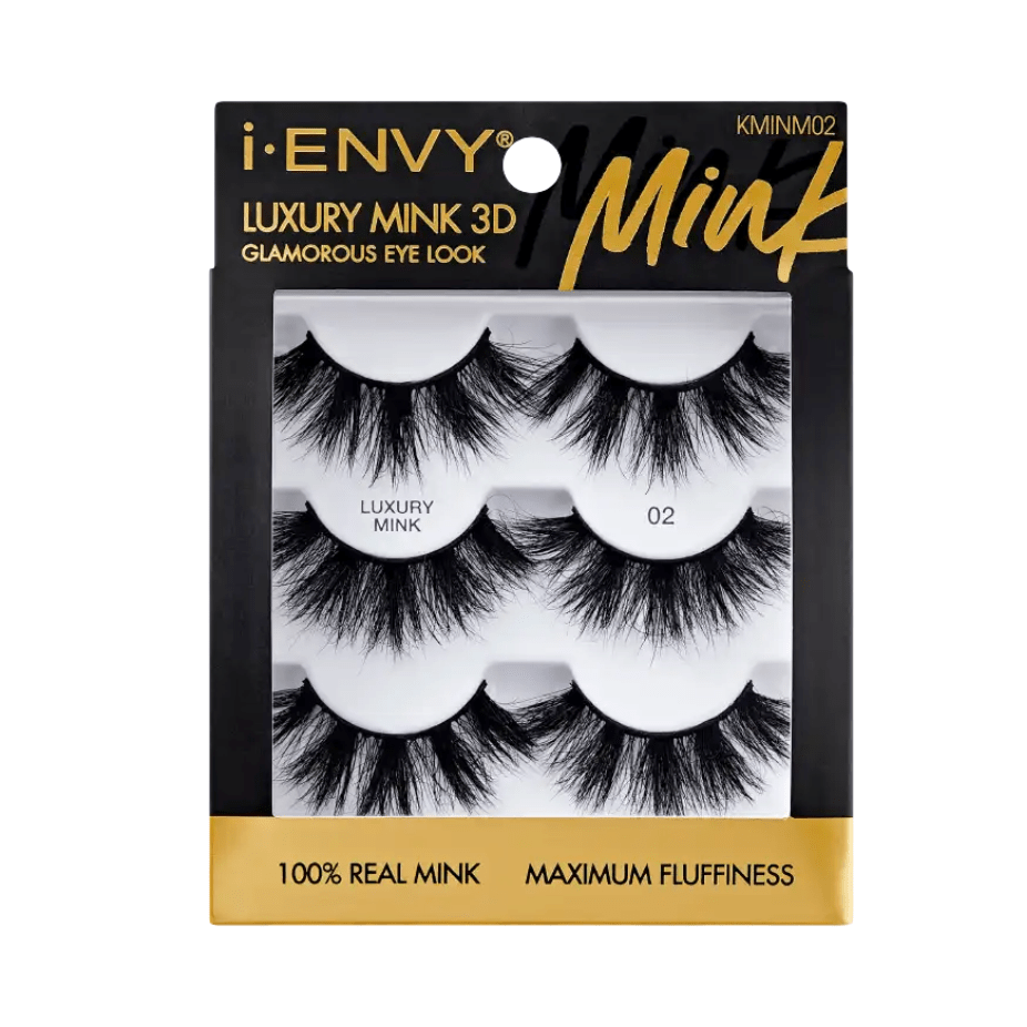 IENVY by KISS Luxury Lashes – 100% Real Mink - Beauty Exchange Beauty Supply
