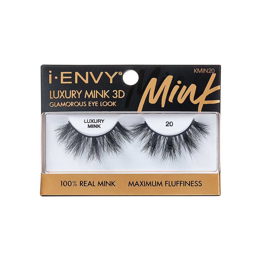 IENVY by KISS Luxury Mink Lashes – 20mm Bold Glam | Soft, Fluffy & Reusable | Styles #01–#06 & #13–#24 - Beauty Exchange Beauty Supply