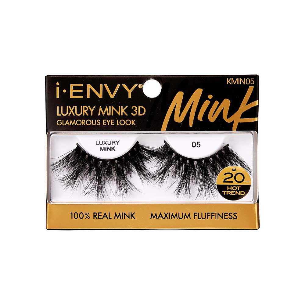 IENVY by KISS Luxury Mink Lashes – 20mm Bold Glam | Soft, Fluffy & Reusable | Styles #01–#06 & #13–#24 - Beauty Exchange Beauty Supply