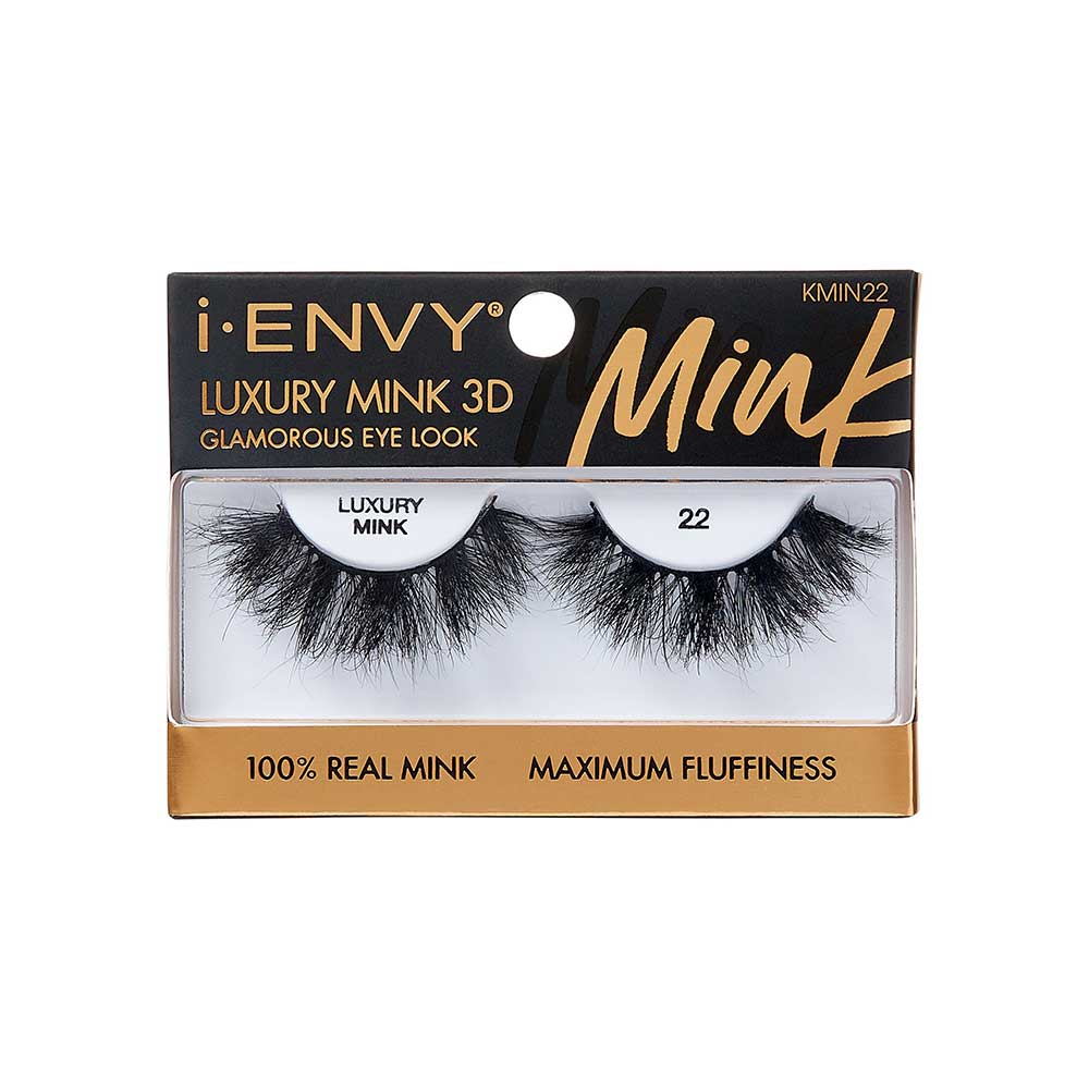 IENVY by KISS Luxury Mink Lashes – 20mm Bold Glam | Soft, Fluffy & Reusable | Styles #01–#06 & #13–#24 - Beauty Exchange Beauty Supply