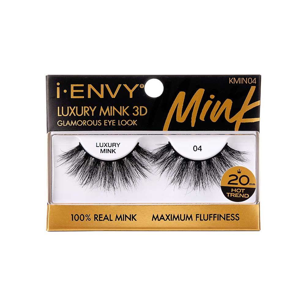 IENVY by KISS Luxury Mink Lashes – 20mm Bold Glam | Soft, Fluffy & Reusable | Styles #01–#06 & #13–#24 - Beauty Exchange Beauty Supply