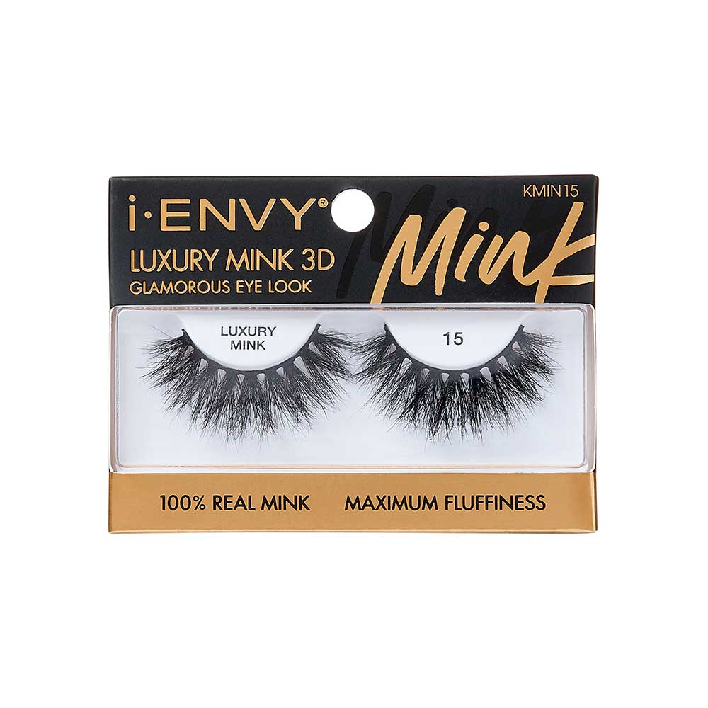 IENVY by KISS Luxury Mink Lashes – 20mm Bold Glam | Soft, Fluffy & Reusable | Styles #01–#06 & #13–#24 - Beauty Exchange Beauty Supply