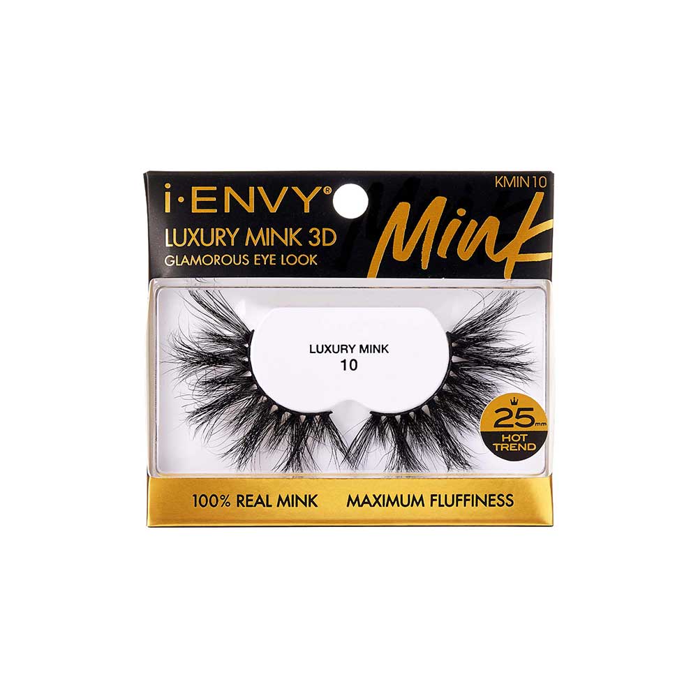 IENVY by KISS Luxury Mink Lashes – 25mm | Ultra - Glam, Bold Volume & Drama | Styles #07–#12 - Beauty Exchange Beauty Supply