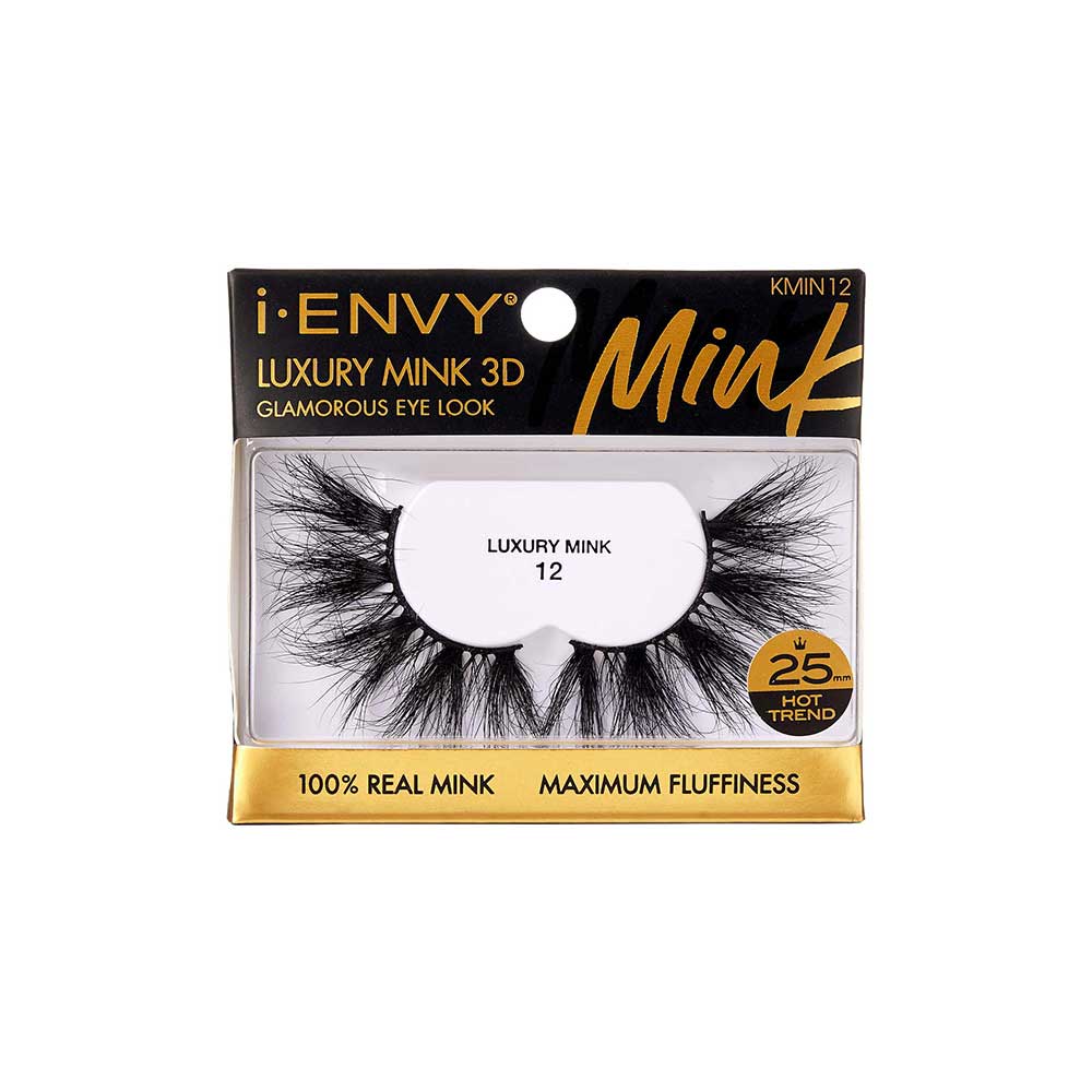 IENVY by KISS Luxury Mink Lashes – 25mm | Ultra - Glam, Bold Volume & Drama | Styles #07–#12 - Beauty Exchange Beauty Supply