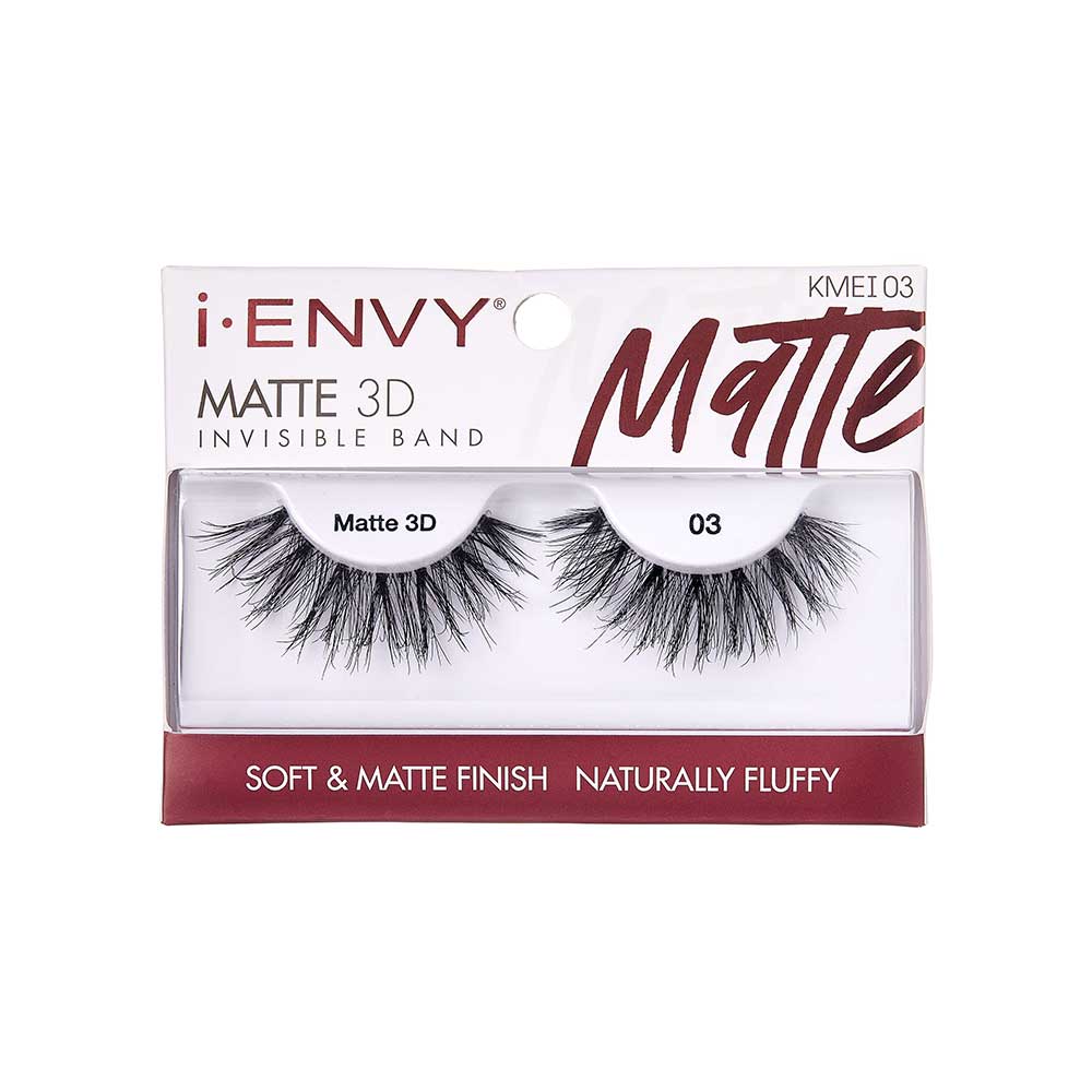 iEnvy by Kiss Matte 3D Lashes – Soft - Beauty Exchange Beauty Supply