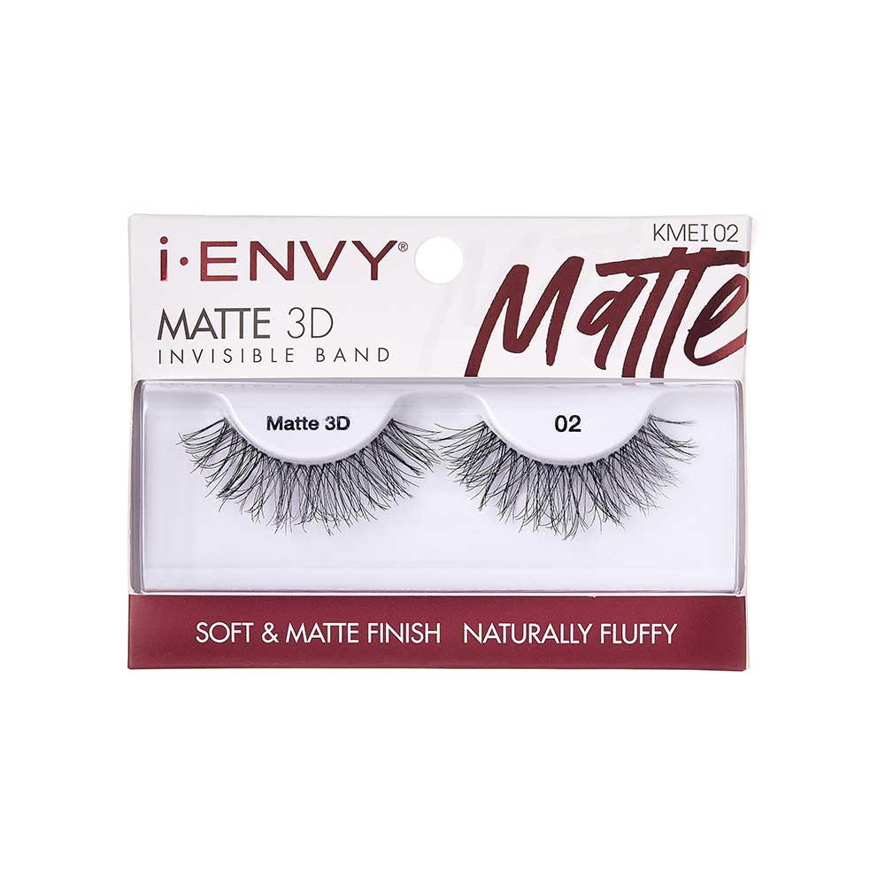 iEnvy by Kiss Matte 3D Lashes – Soft - Beauty Exchange Beauty Supply