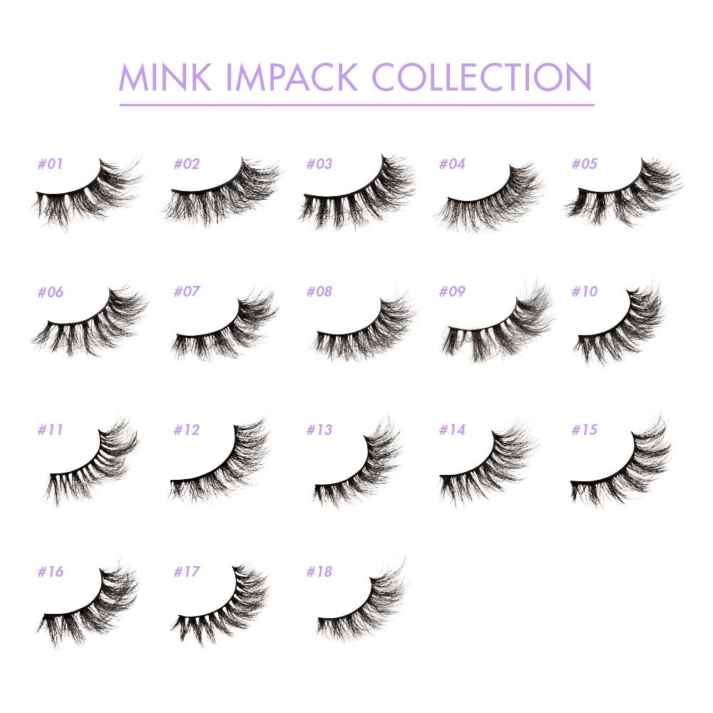 IENVY BY KISS – Mink Impact Lashes | The Most Mink - Like Faux Mink Lashes | Styles 01–18 - Beauty Exchange Beauty Supply