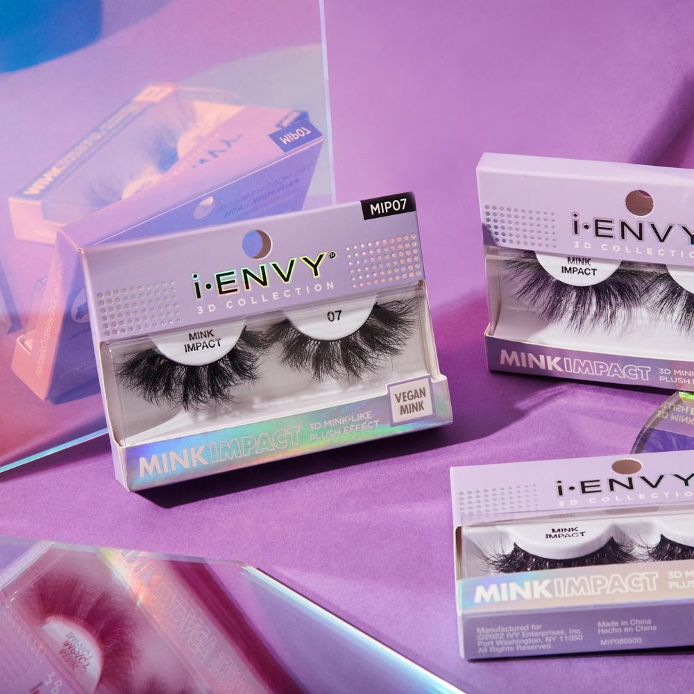 IENVY BY KISS – Mink Impact Lashes | The Most Mink - Like Faux Mink Lashes | Styles 01–18 - Beauty Exchange Beauty Supply